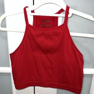 Garage Women's Red Crop Top
